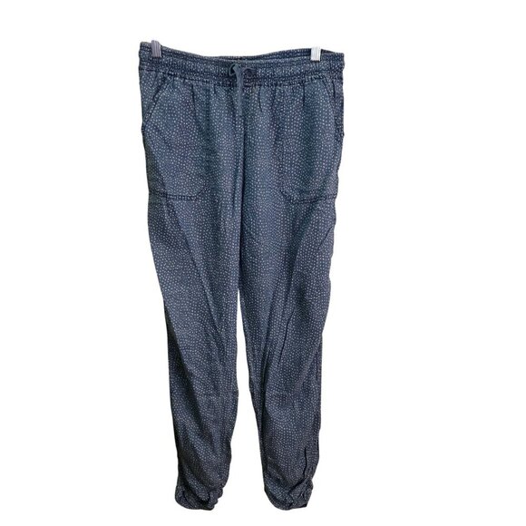 Thread & Supply NWOT Tencel Chambray Polka Dot Joggers Size M - Picture 1 of 6